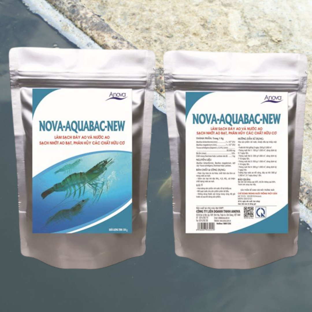 nova aquabac new vi sinh yucca xử lý đáy & khí độc 500g nova aquabac new vi sinh yucca xử lý đáy & khí độc 500g
